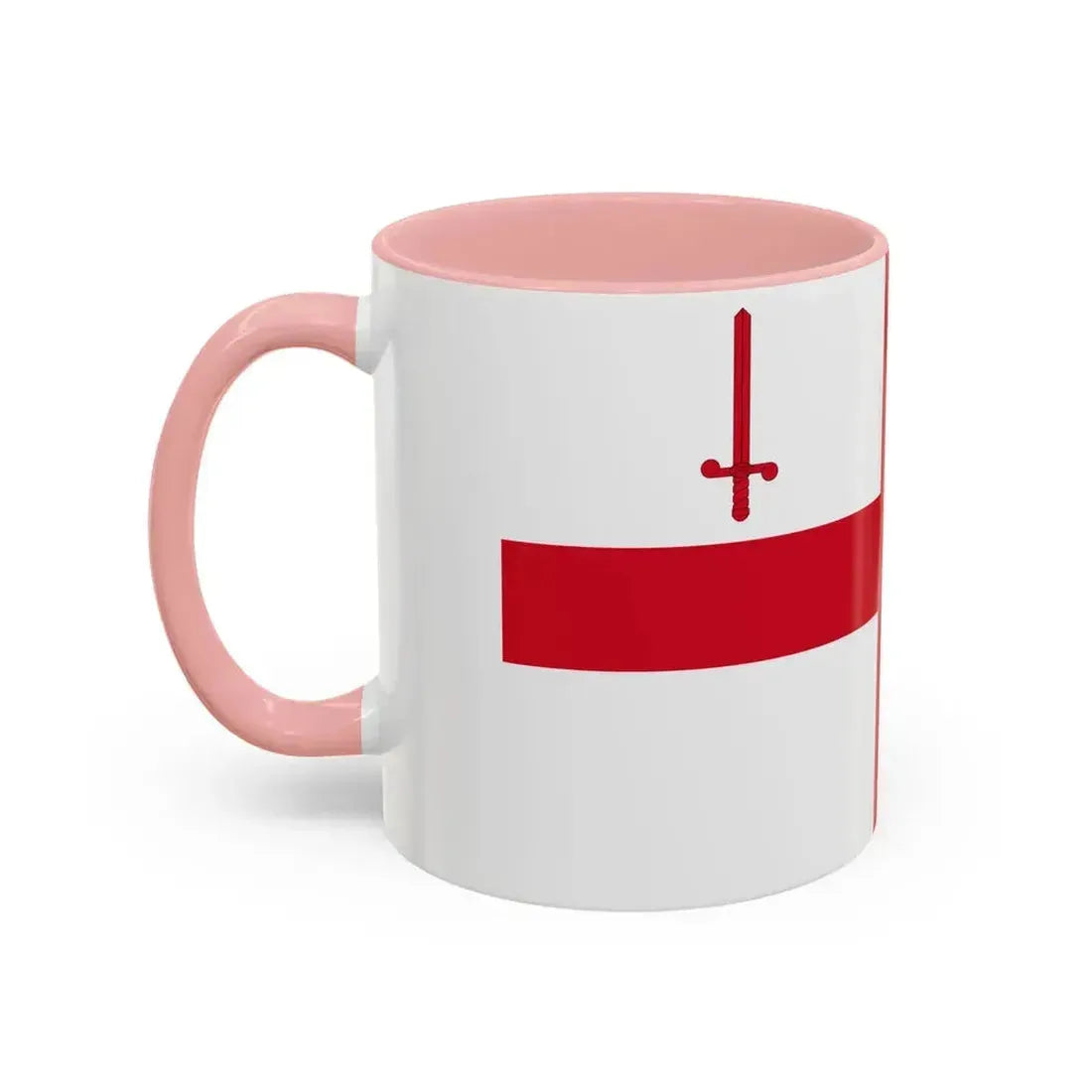 Flag of City of London UK - Accent Coffee Mug - Go Mug Yourself