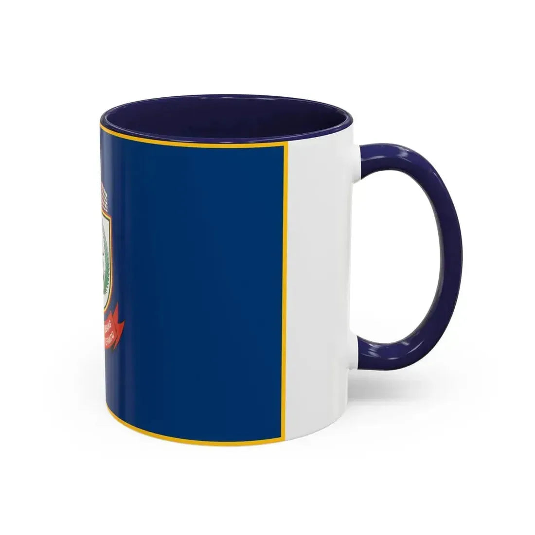 Flag of City of Makassar Indonesia - Accent Coffee Mug - Go Mug Yourself