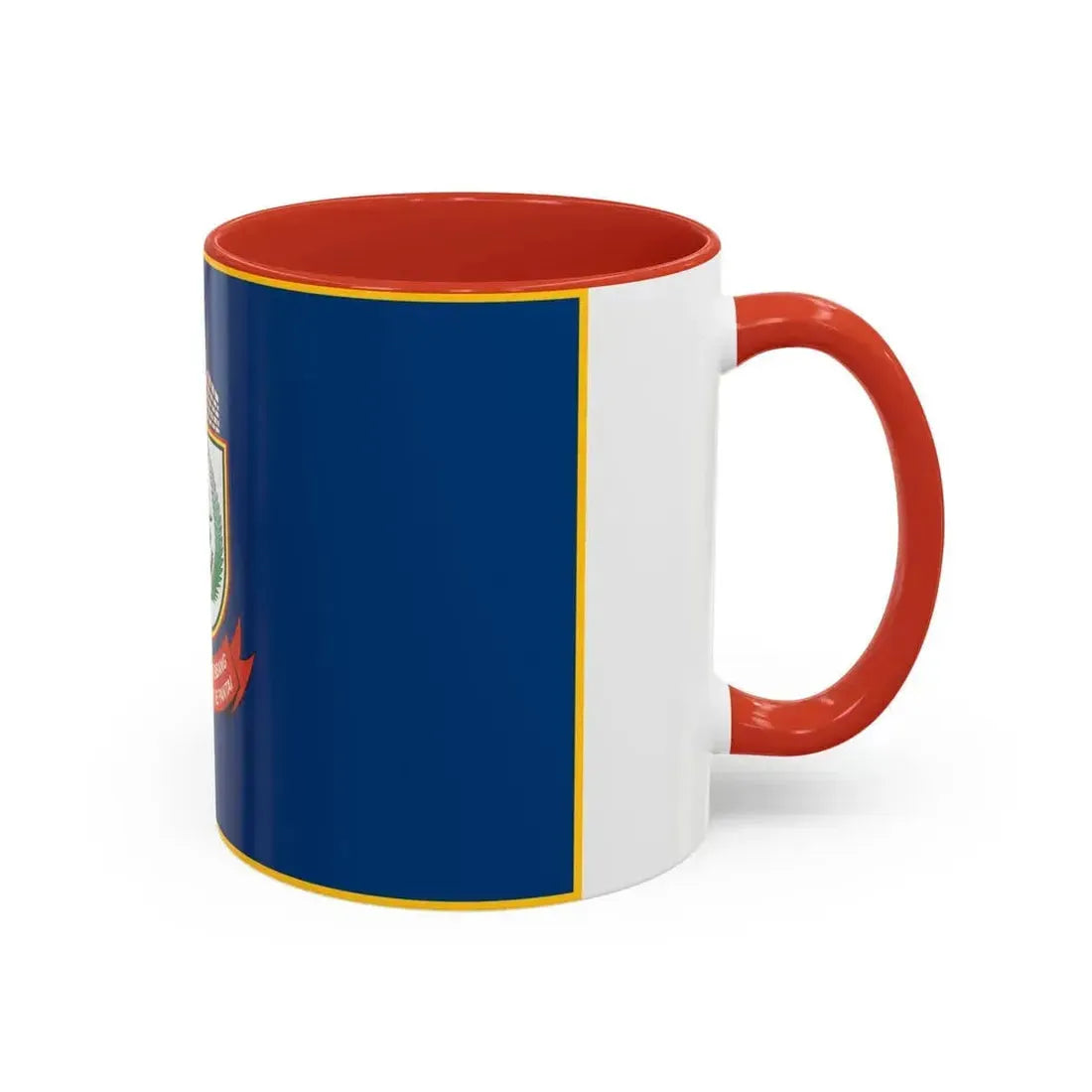 Flag of City of Makassar Indonesia - Accent Coffee Mug - Go Mug Yourself
