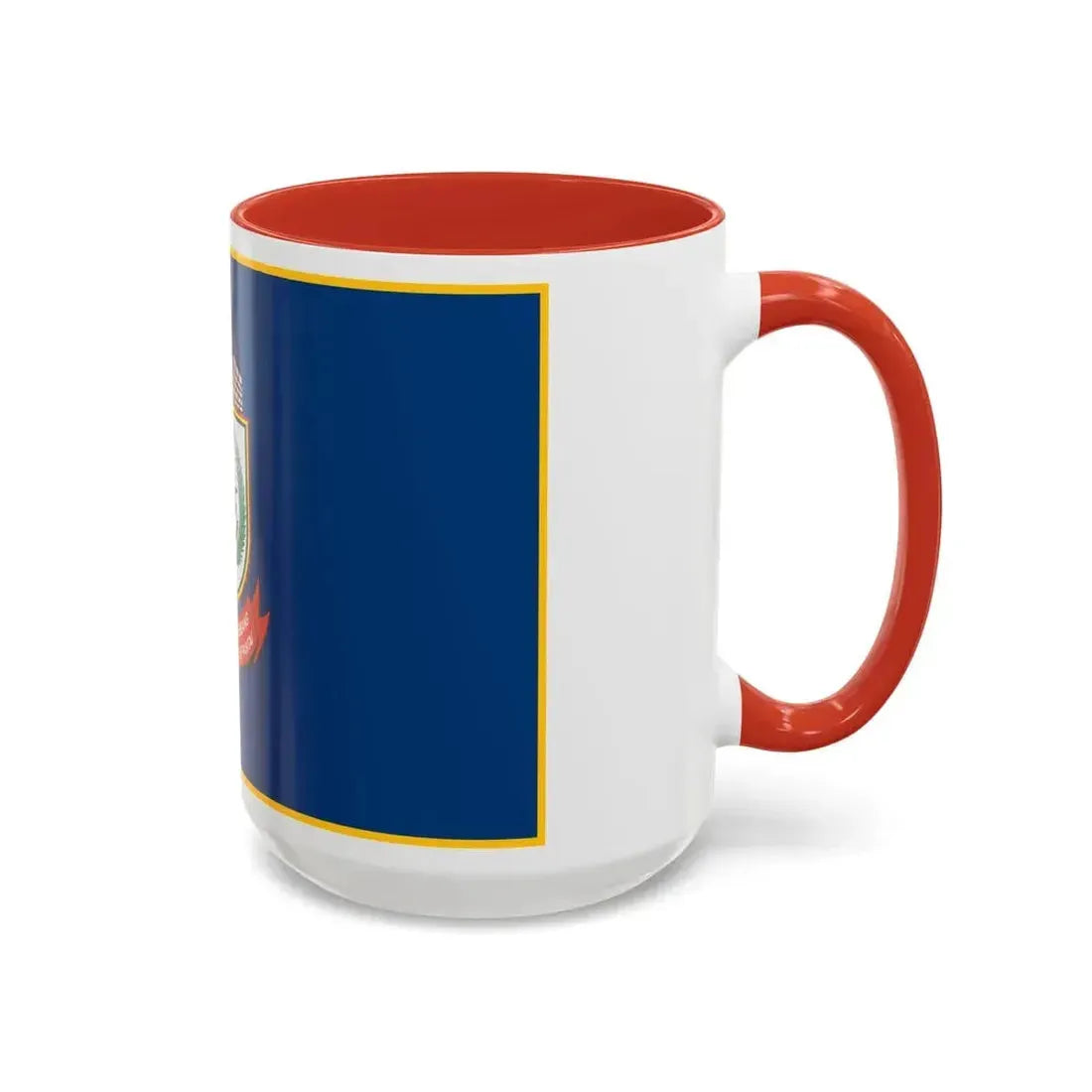 Flag of City of Makassar Indonesia - Accent Coffee Mug - Go Mug Yourself