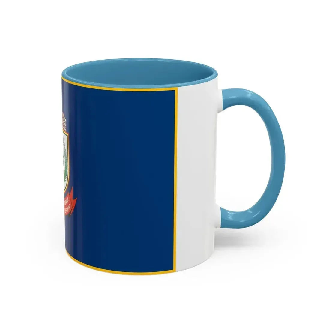 Flag of City of Makassar Indonesia - Accent Coffee Mug - Go Mug Yourself