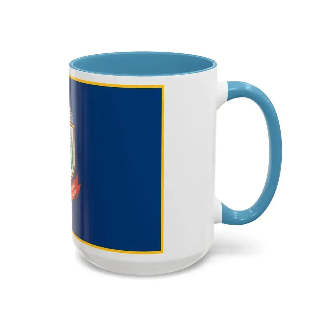 Flag of City of Makassar Indonesia - Accent Coffee Mug - Go Mug Yourself