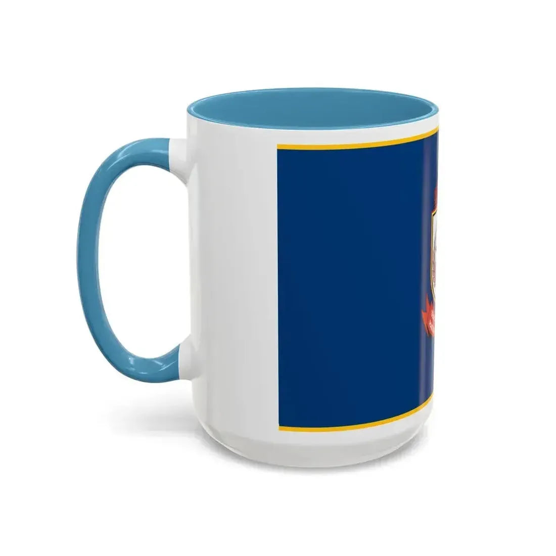 Flag of City of Makassar Indonesia - Accent Coffee Mug - Go Mug Yourself