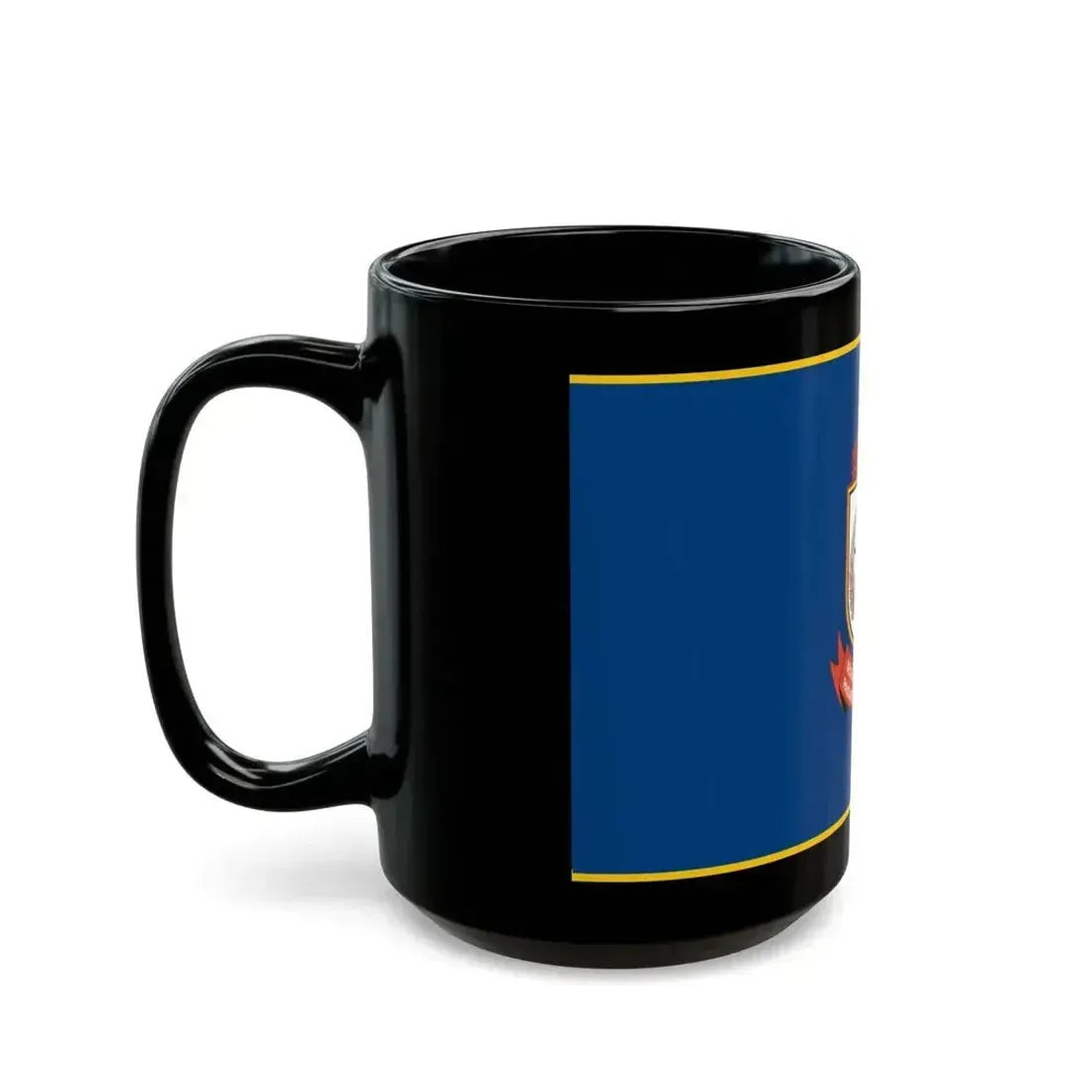 Flag of City of Makassar Indonesia - Black Coffee Mug - Go Mug Yourself