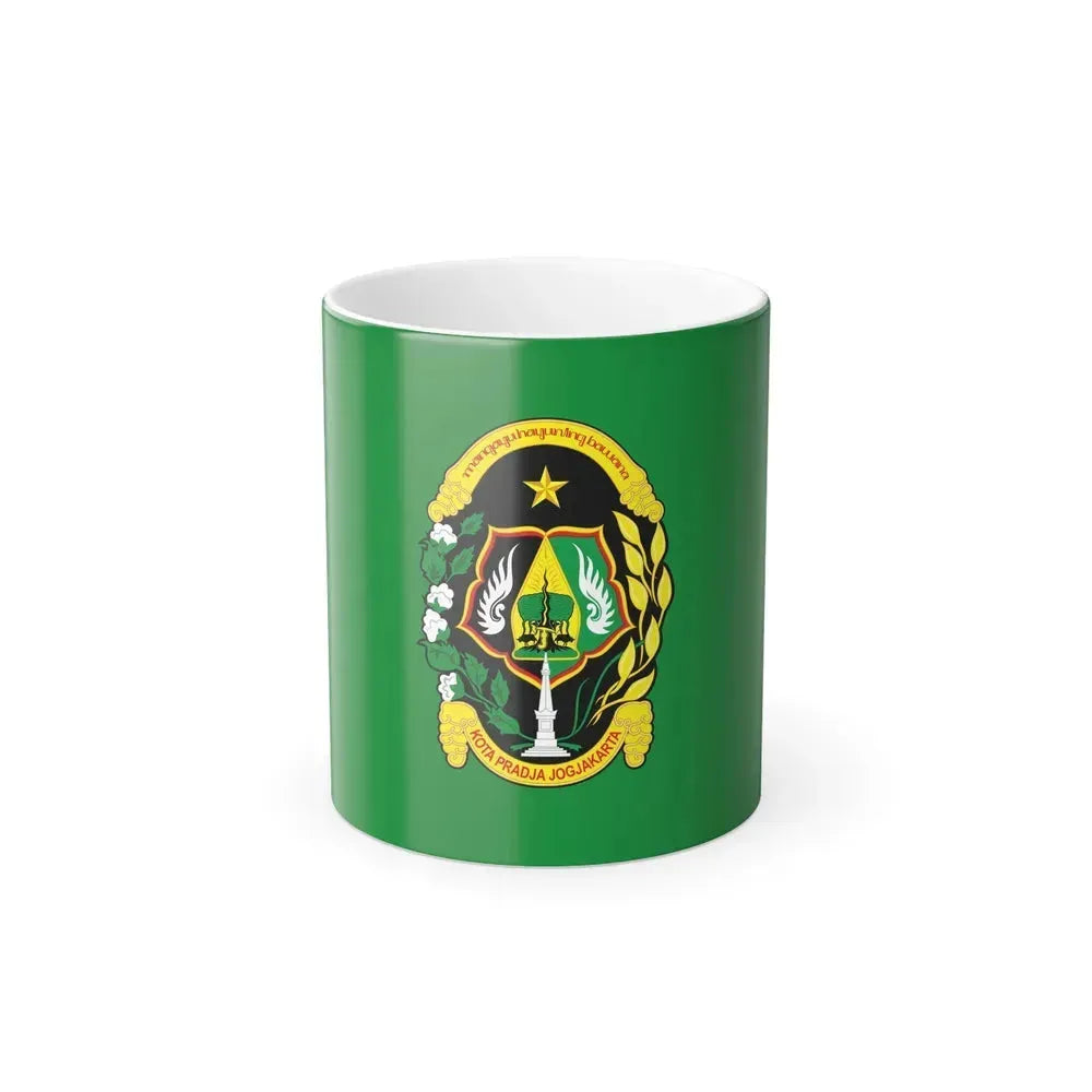 Flag of City of Yogyakarta Indonesia - Color Changing Coffee Mug 11oz - Go Mug Yourself