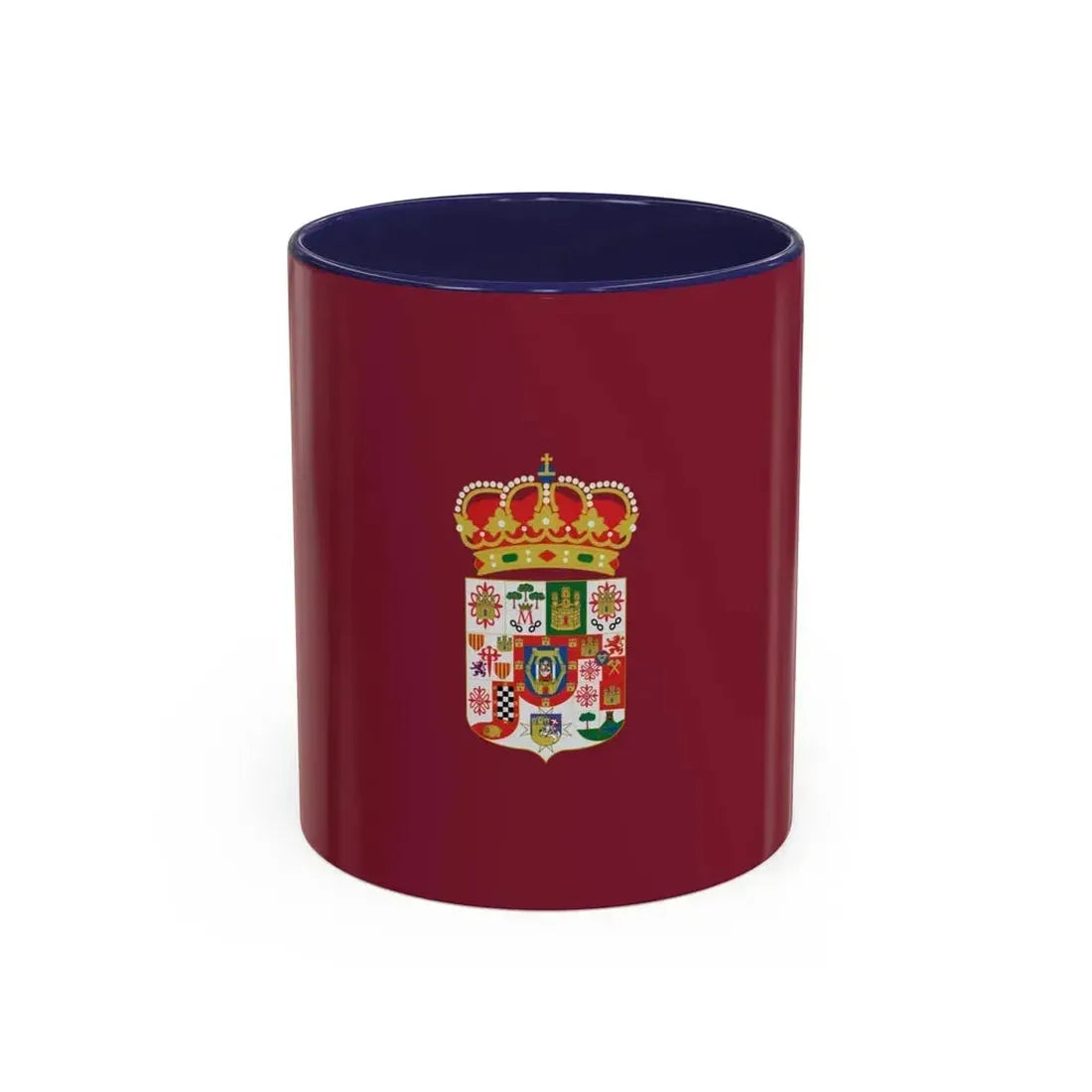 Flag of Ciudad Real Spain - Accent Coffee Mug 11oz Navy - Go Mug Yourself