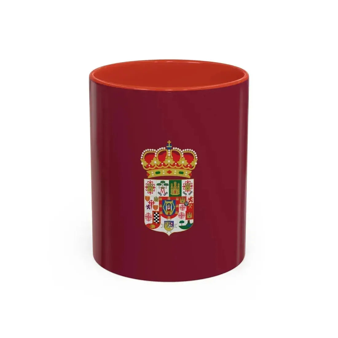 Flag of Ciudad Real Spain - Accent Coffee Mug 11oz Red - Go Mug Yourself