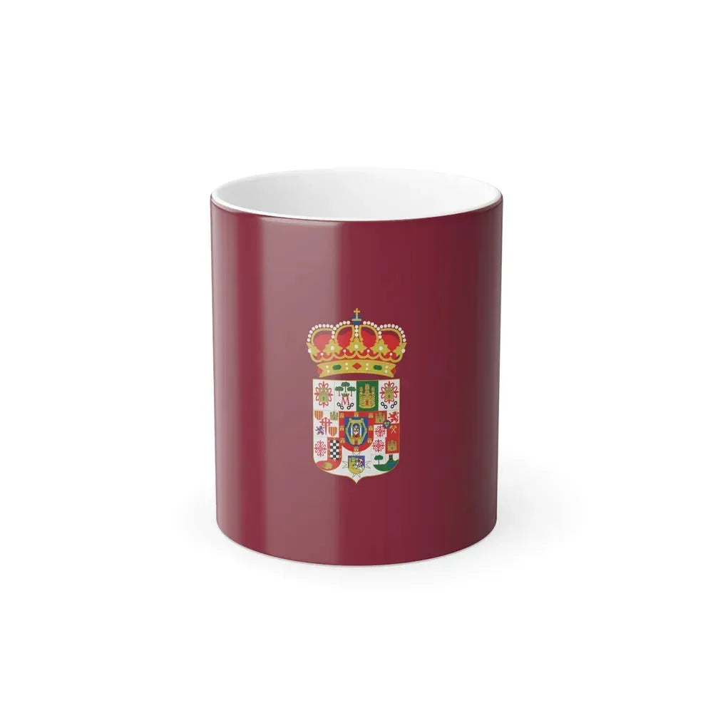 Flag of Ciudad Real Spain - Color Changing Coffee Mug 11oz - Go Mug Yourself