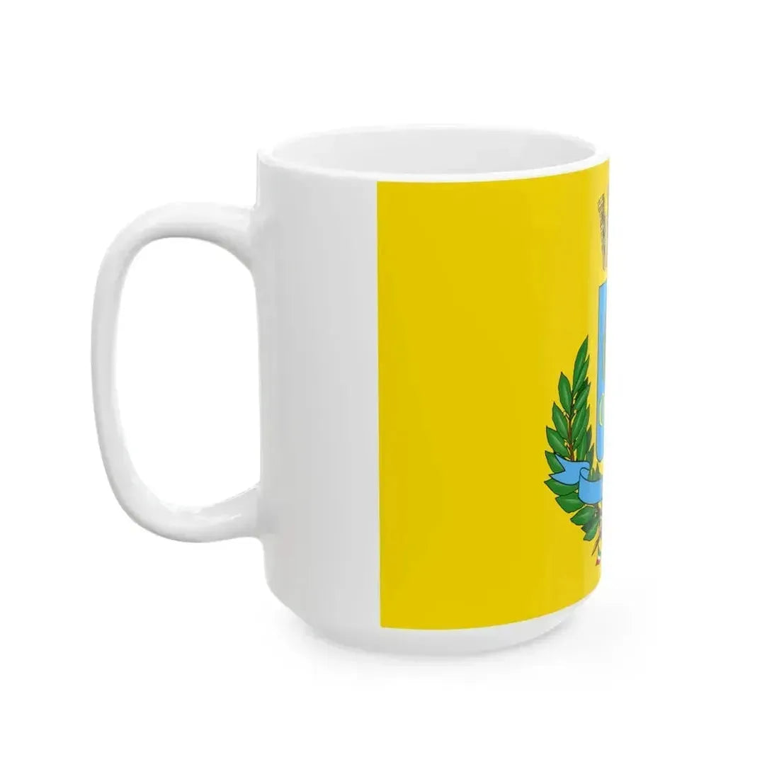 Flag of Civitavecchia (Italy) White Coffee Mug - Go Mug Yourself