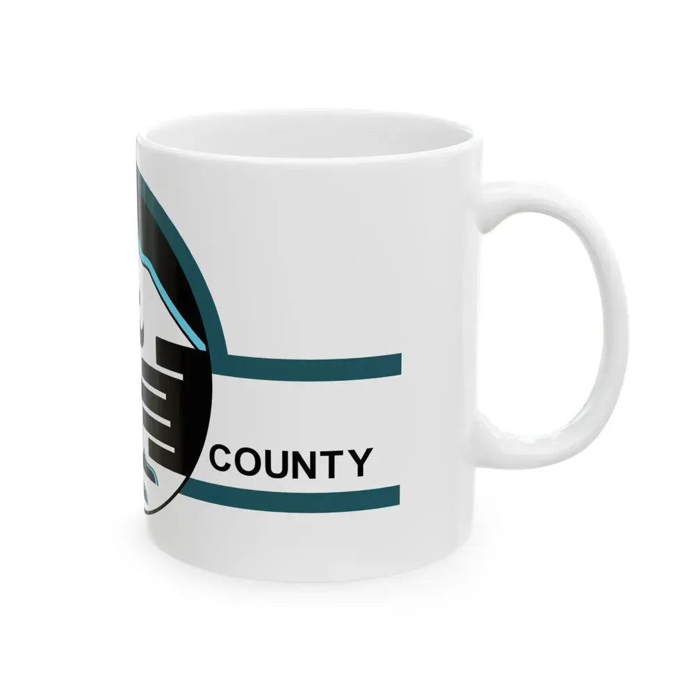 Flag of Clallam County Washington (United States) White Coffee Mug - Go Mug Yourself