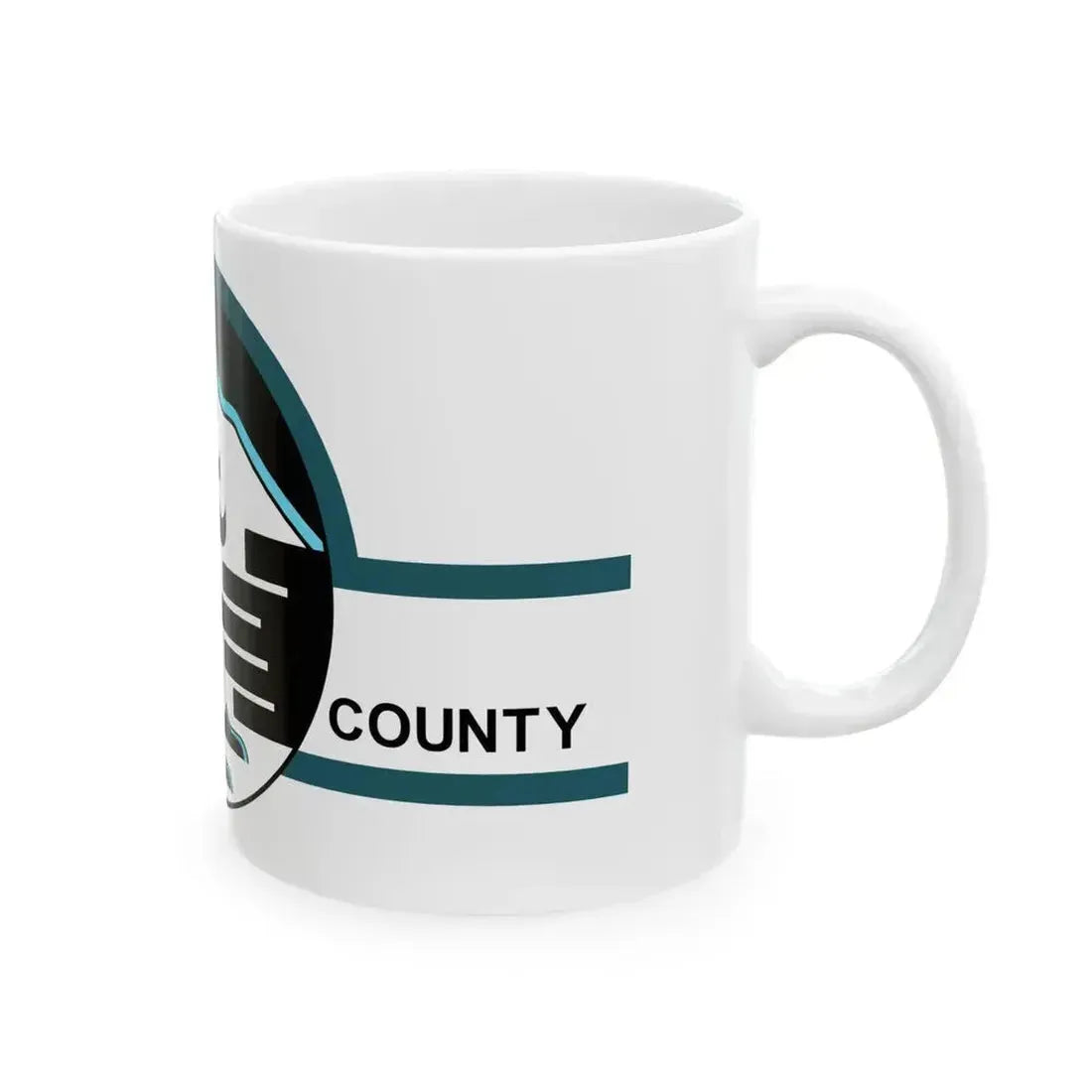 Flag of Clallam County Washington (United States) White Coffee Mug - Go Mug Yourself