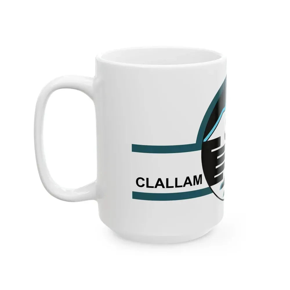 Flag of Clallam County Washington (United States) White Coffee Mug - Go Mug Yourself