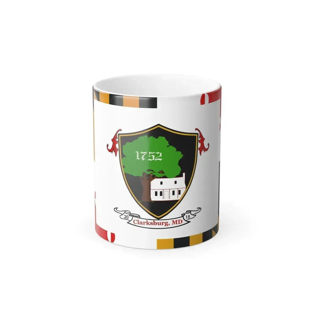 Flag of Clarksburg, Maryland - Color Changing Coffee Mug 11oz - Go Mug Yourself