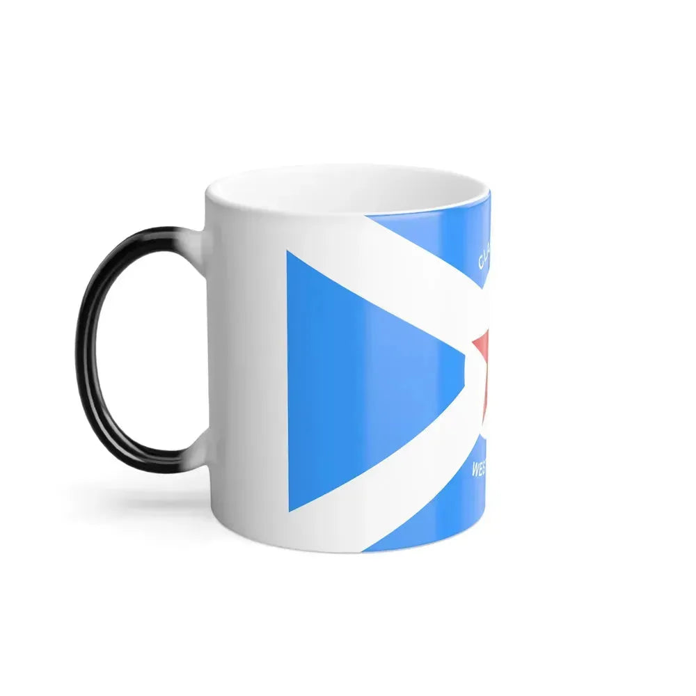 Flag of Clarksburg, West Virginia - Color Changing Coffee Mug - Go Mug Yourself