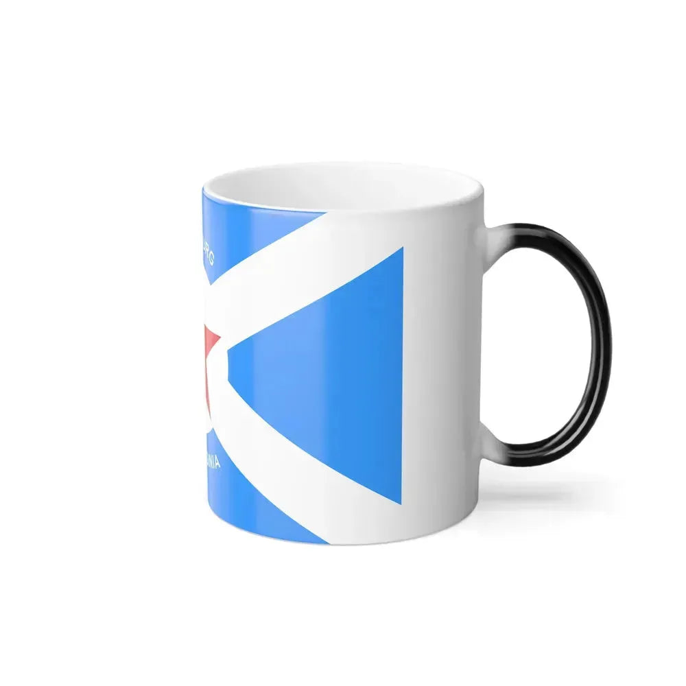 Flag of Clarksburg, West Virginia - Color Changing Coffee Mug - Go Mug Yourself