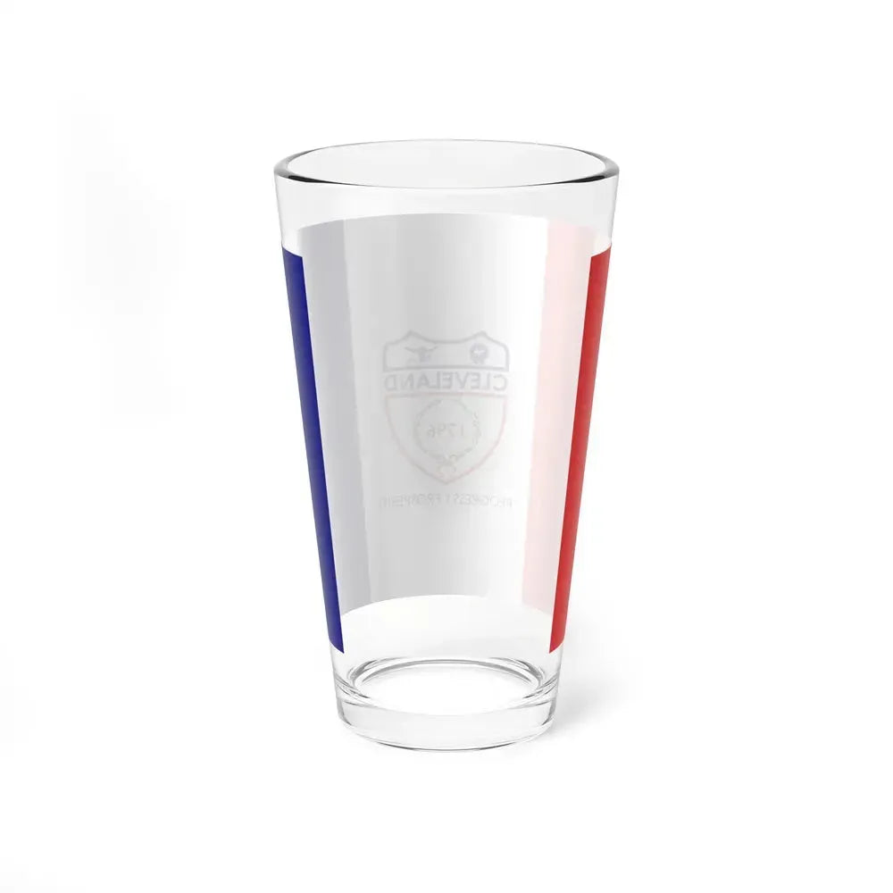 Flag of Cleveland, Ohio - Pint Glass 16oz - Go Mug Yourself