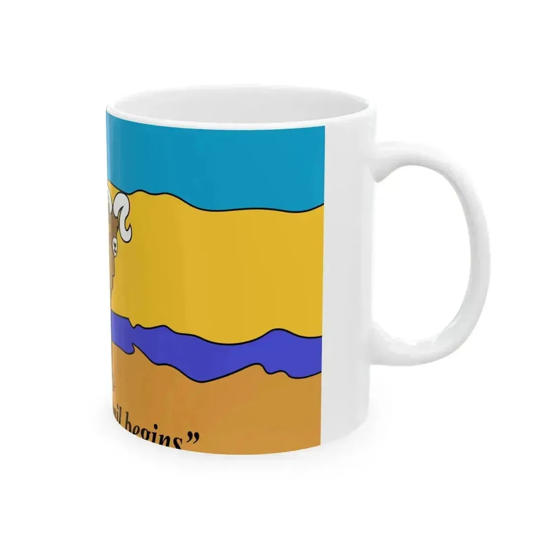Flag of Clifton Arizona (United States) White Coffee Mug - Go Mug Yourself