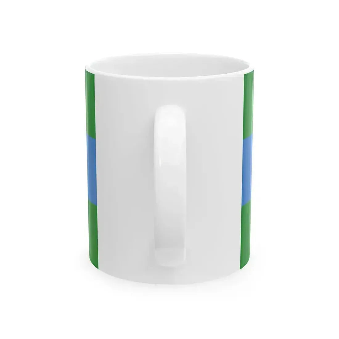Flag of Clinton Iowa (United States) White Coffee Mug - Go Mug Yourself