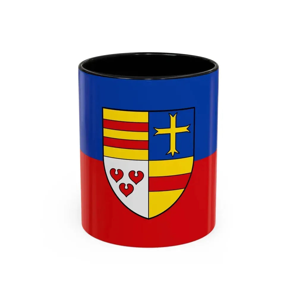 Flag of Cloppenburg Germany - Accent Coffee Mug 11oz Black - Go Mug Yourself