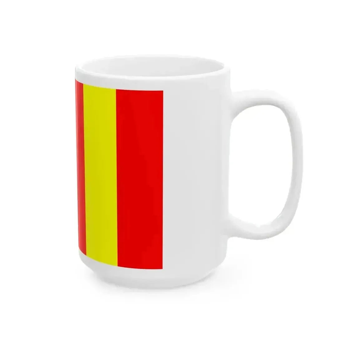 Flag of Cluses (France) White Coffee Mug - Go Mug Yourself