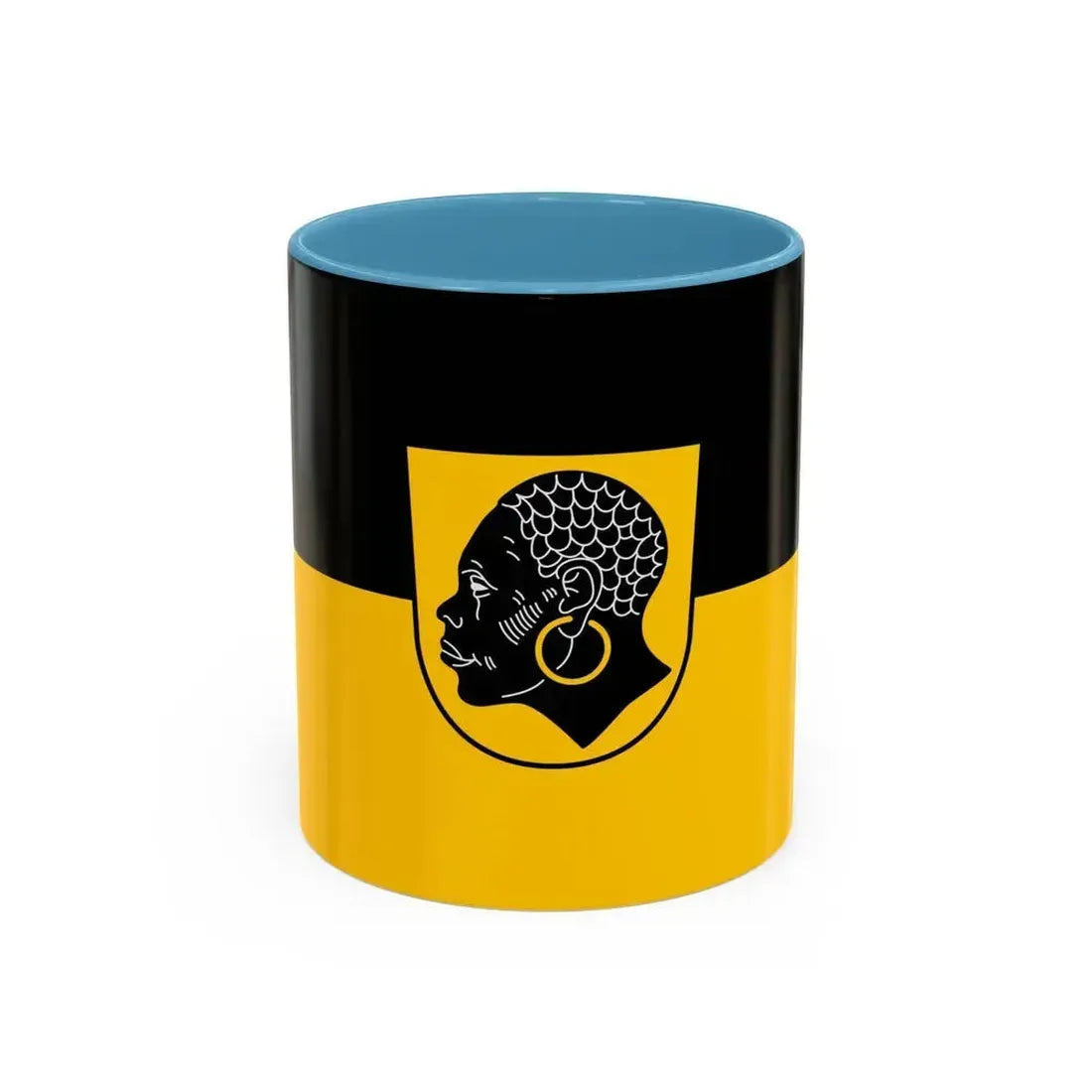 Flag of Coburg 2 Germany - Accent Coffee Mug 11oz Light Blue - Go Mug Yourself
