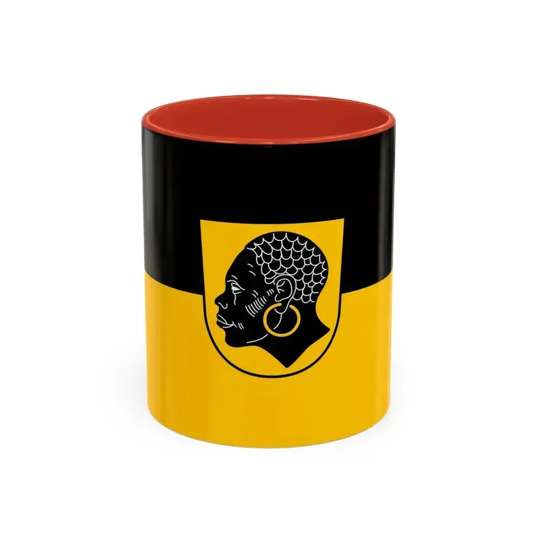 Flag of Coburg 2 Germany - Accent Coffee Mug 11oz Red - Go Mug Yourself