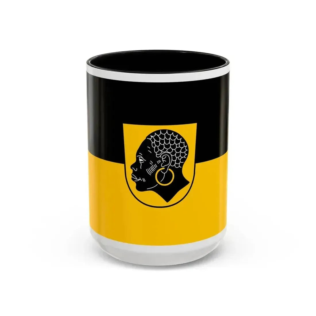 Flag of Coburg 2 Germany - Accent Coffee Mug 15oz Black - Go Mug Yourself
