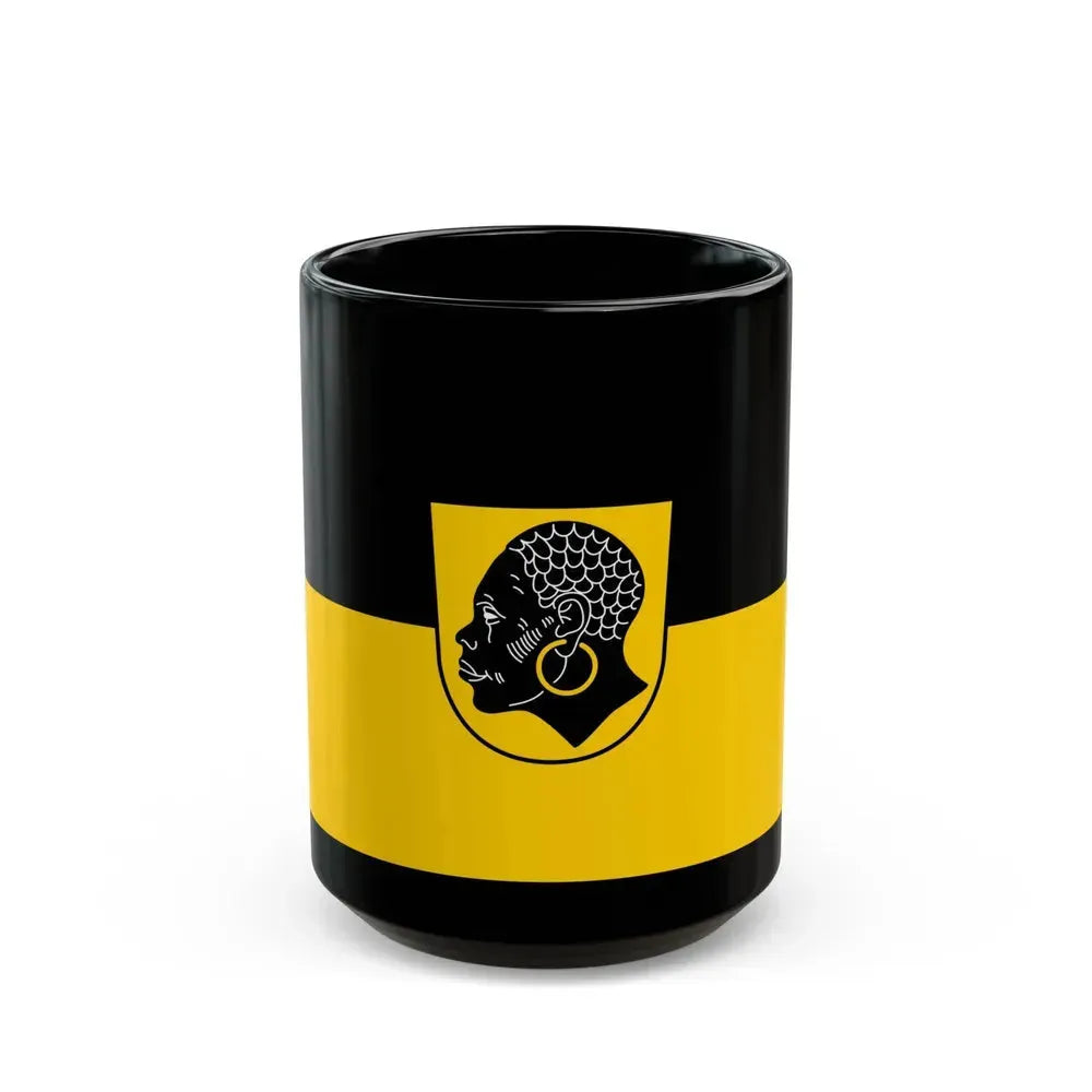 Flag of Coburg 2 Germany - Black Coffee Mug 15oz - Go Mug Yourself