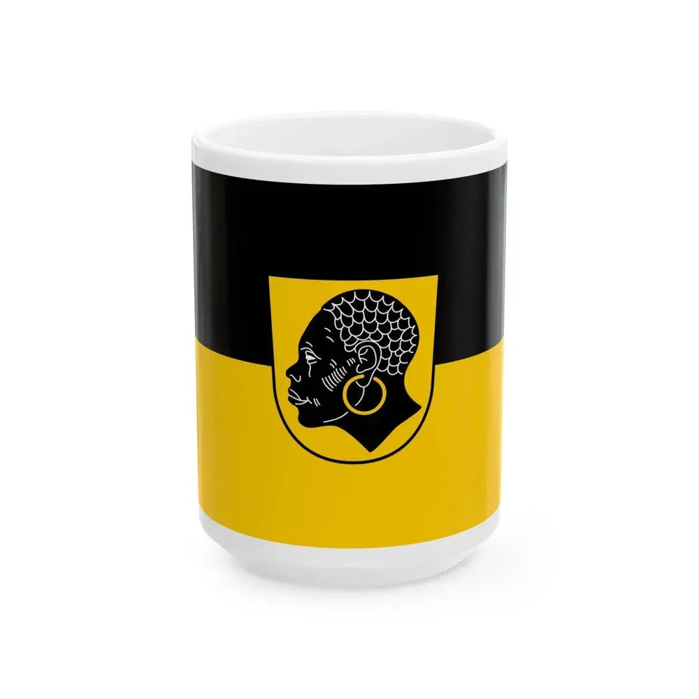 Flag of Coburg 2 Germany - White Coffee Mug 15oz - Go Mug Yourself