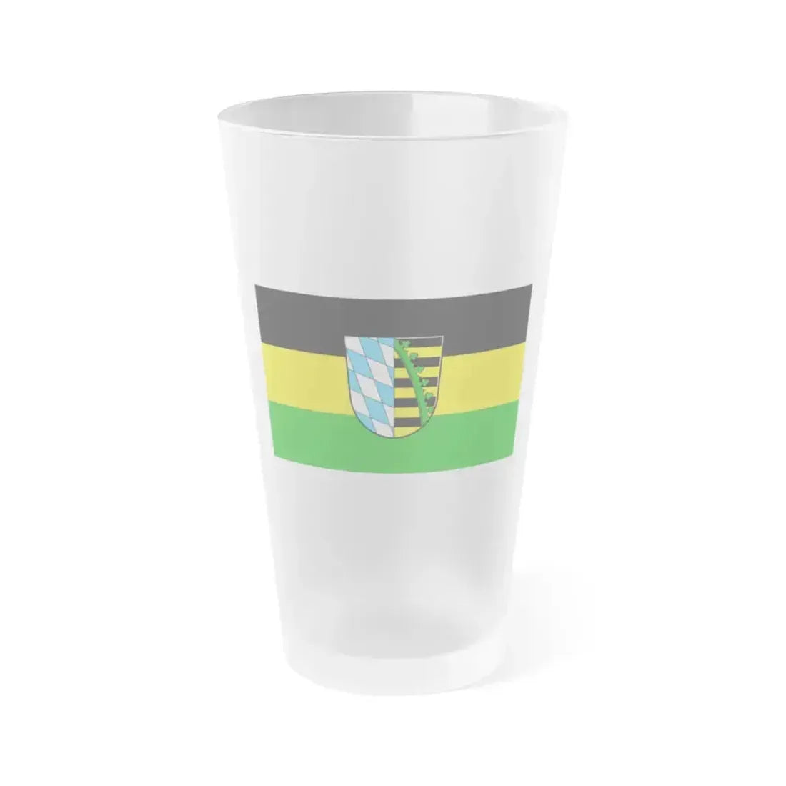 Flag of Coburg Germany - Frosted Pint Glass 16oz 16oz Frosted - Go Mug Yourself