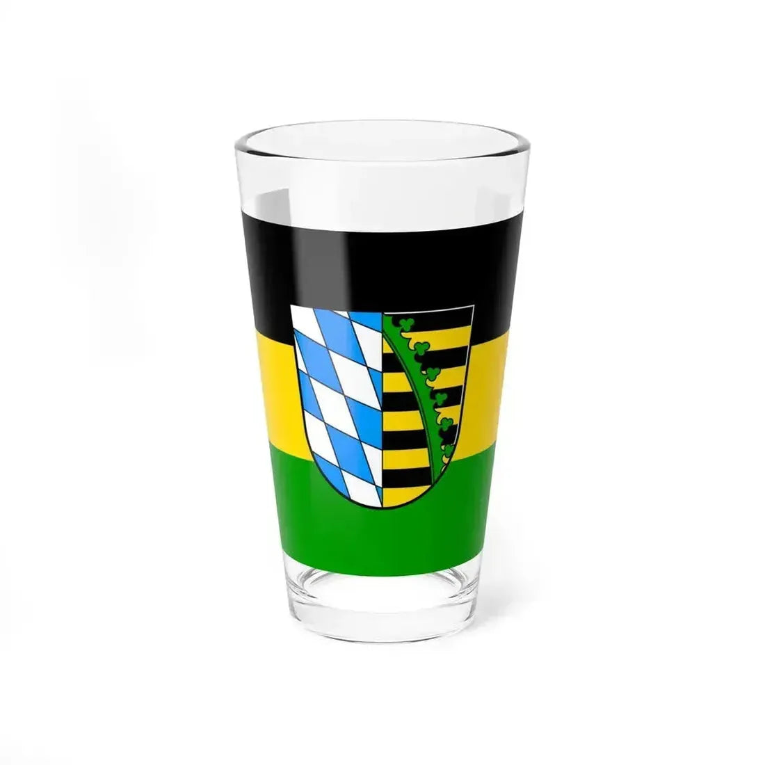 Flag of Coburg Germany - Pint Glass 16oz 16oz - Go Mug Yourself
