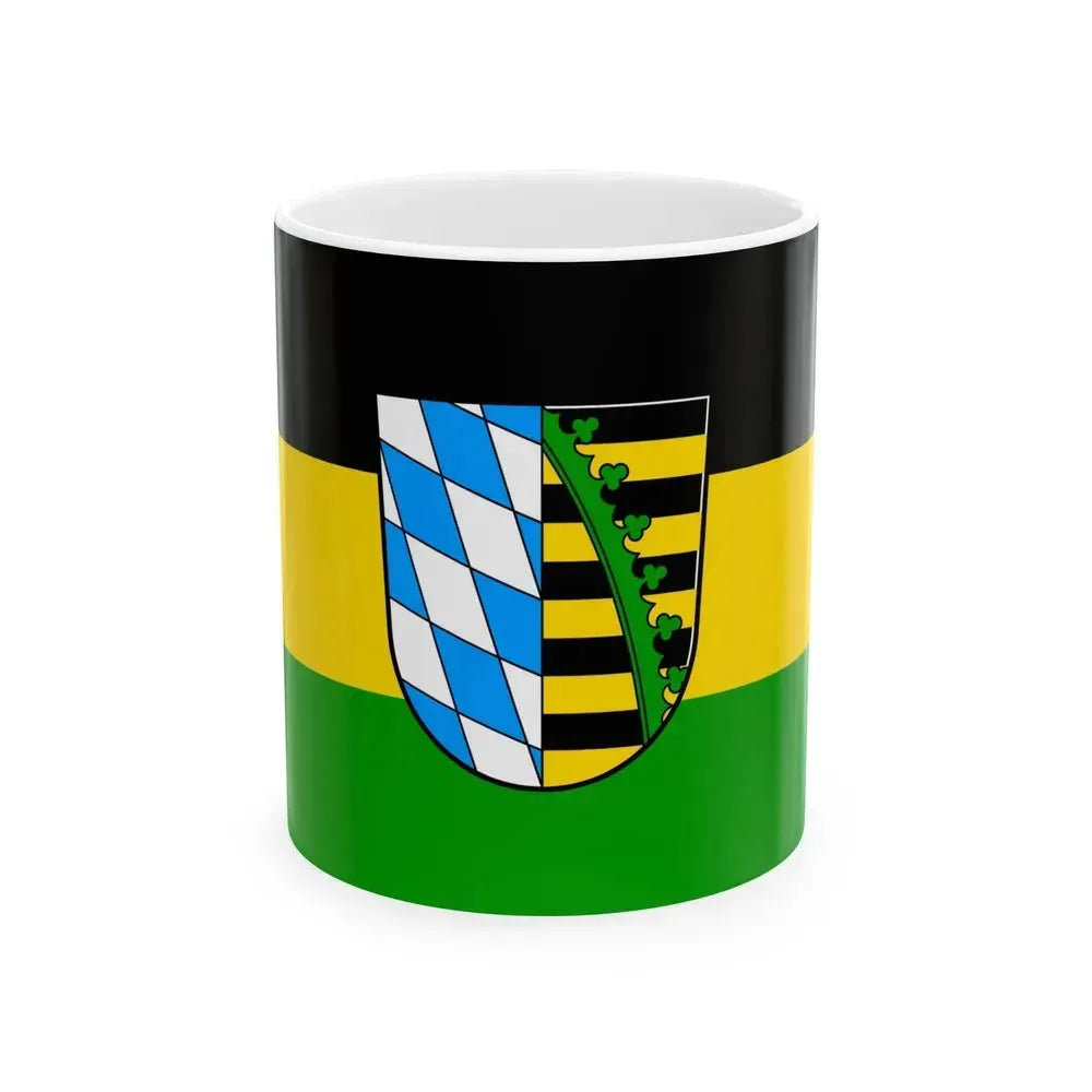 Flag of Coburg Germany - White Coffee Mug 11oz - Go Mug Yourself