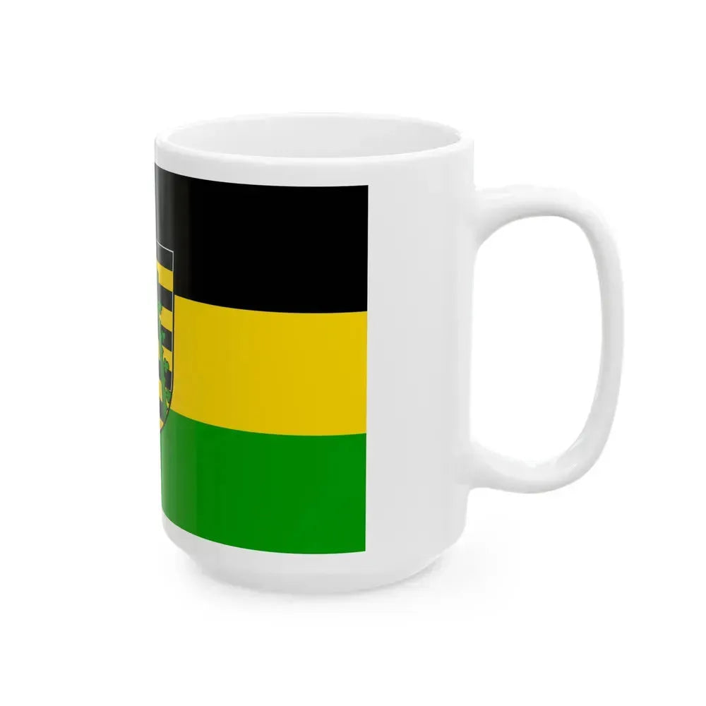 Flag of Coburg Germany - White Coffee Mug - Go Mug Yourself