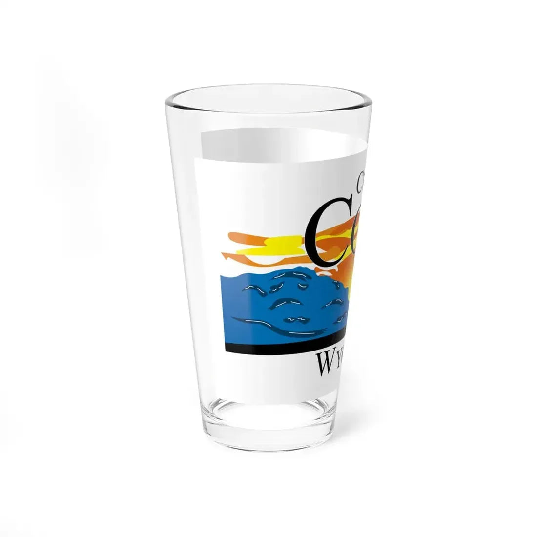Flag of Cody Wyoming (United States) Pint Glass 16oz - Go Mug Yourself