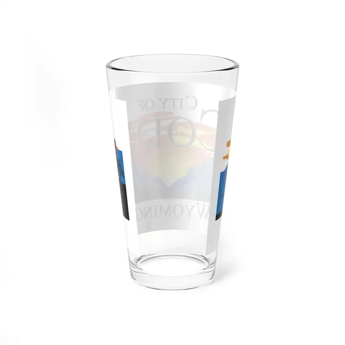 Flag of Cody Wyoming (United States) Pint Glass 16oz - Go Mug Yourself