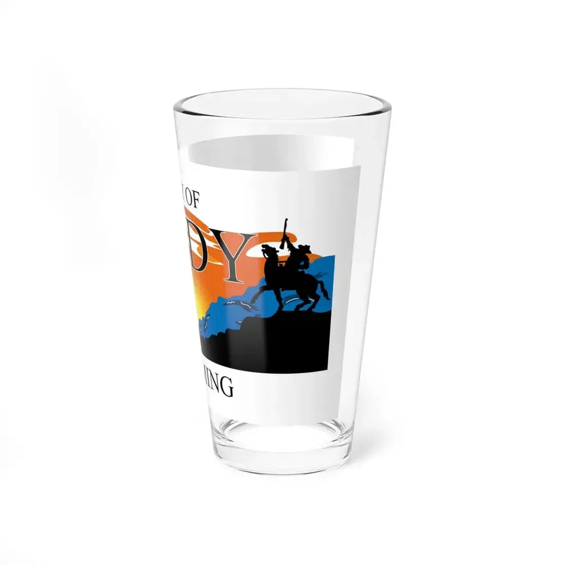 Flag of Cody Wyoming (United States) Pint Glass 16oz - Go Mug Yourself