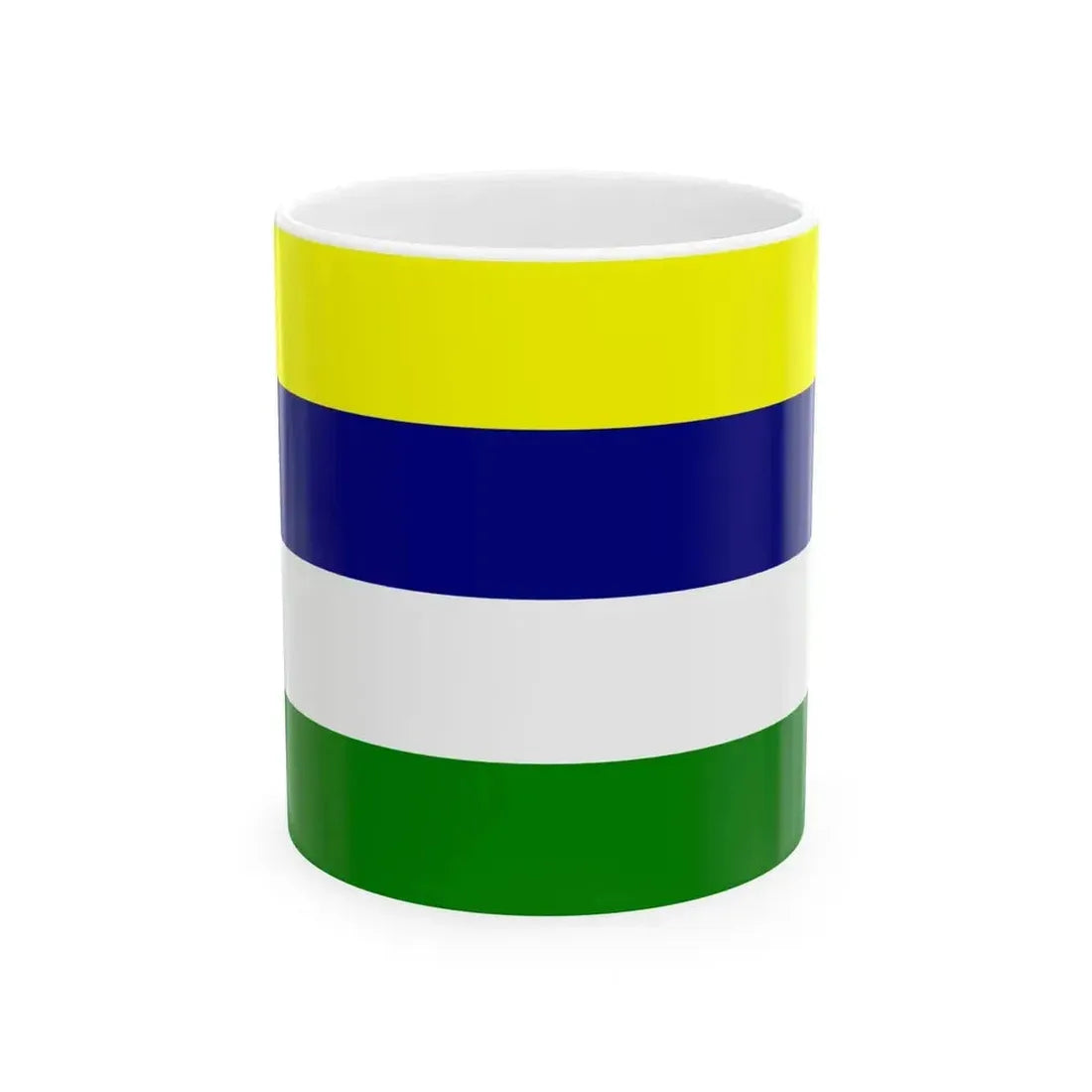 Flag of Colimes (Ecuador) White Coffee Mug 11oz - Go Mug Yourself