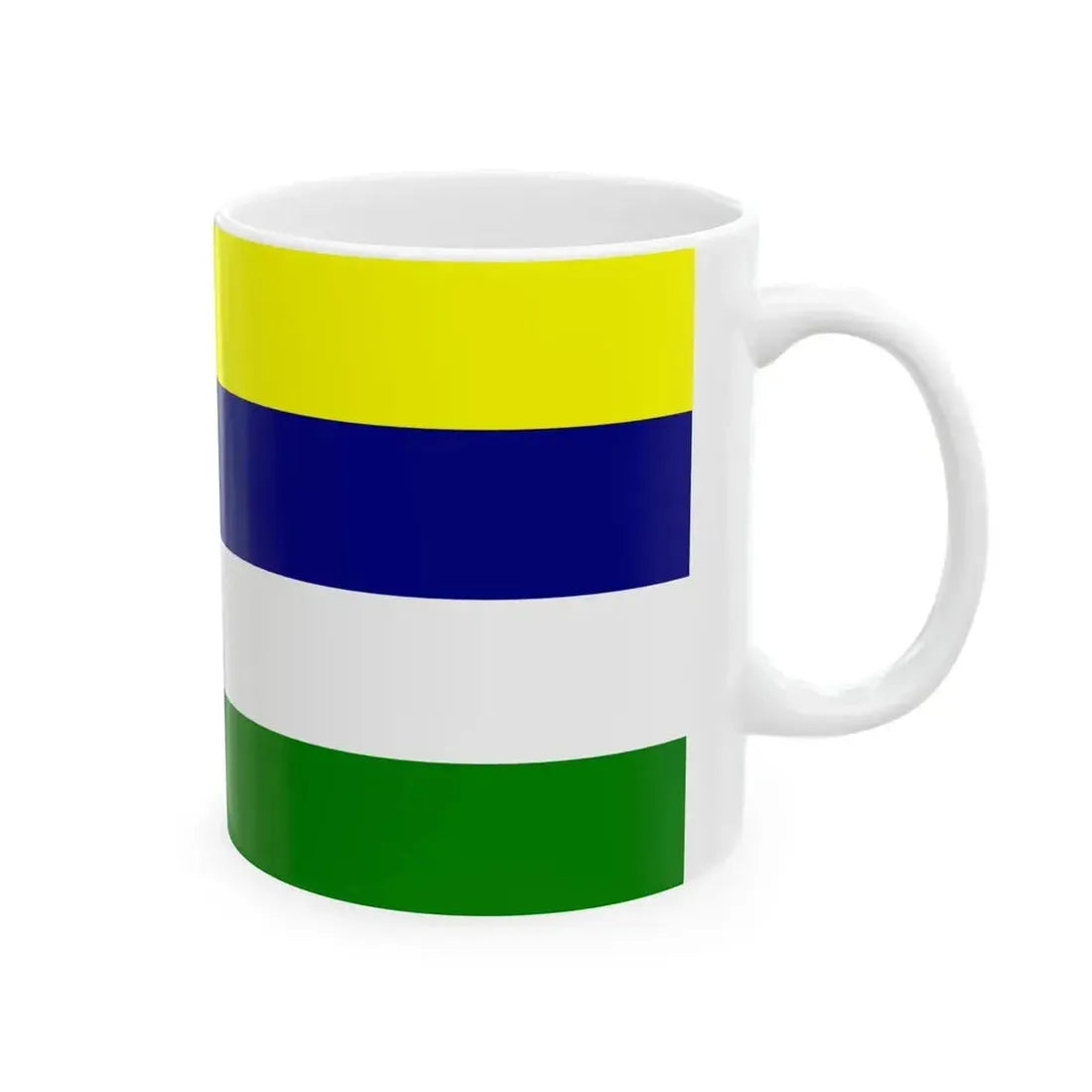Flag of Colimes (Ecuador) White Coffee Mug - Go Mug Yourself