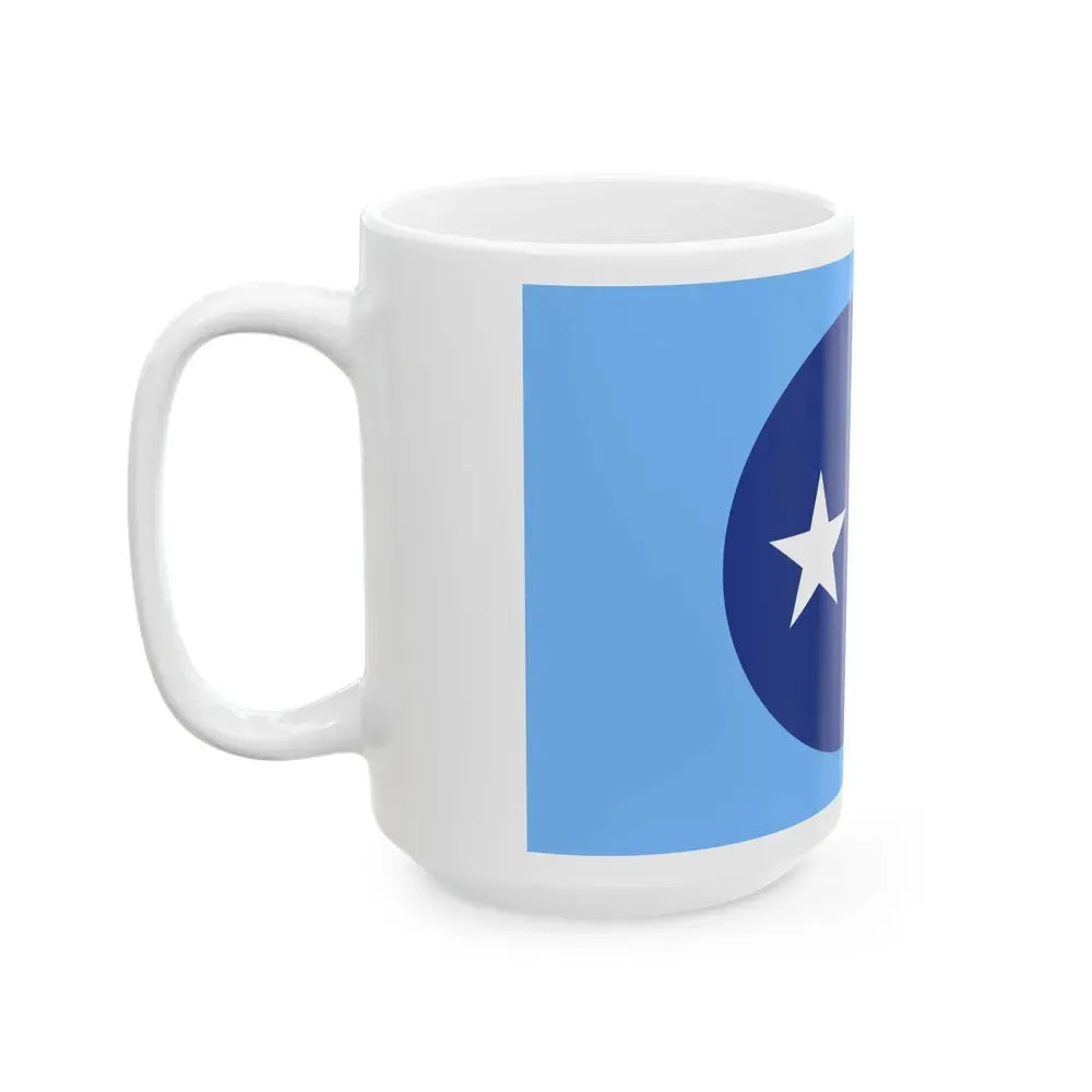 Flag of Collin County Texas (United States) White Coffee Mug - Go Mug Yourself