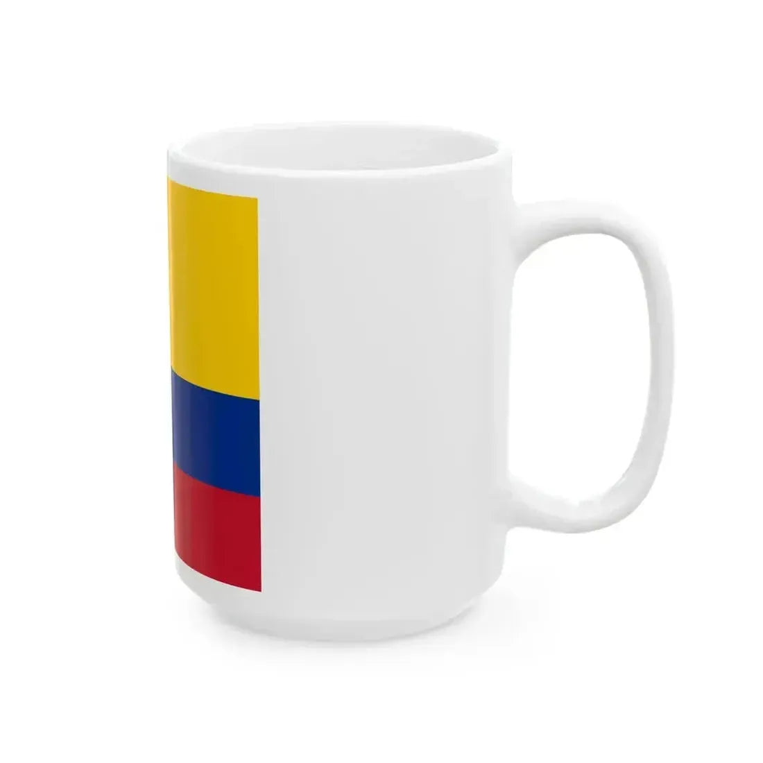 Flag of Colombia 1-1 (Colombia) White Coffee Mug - Go Mug Yourself