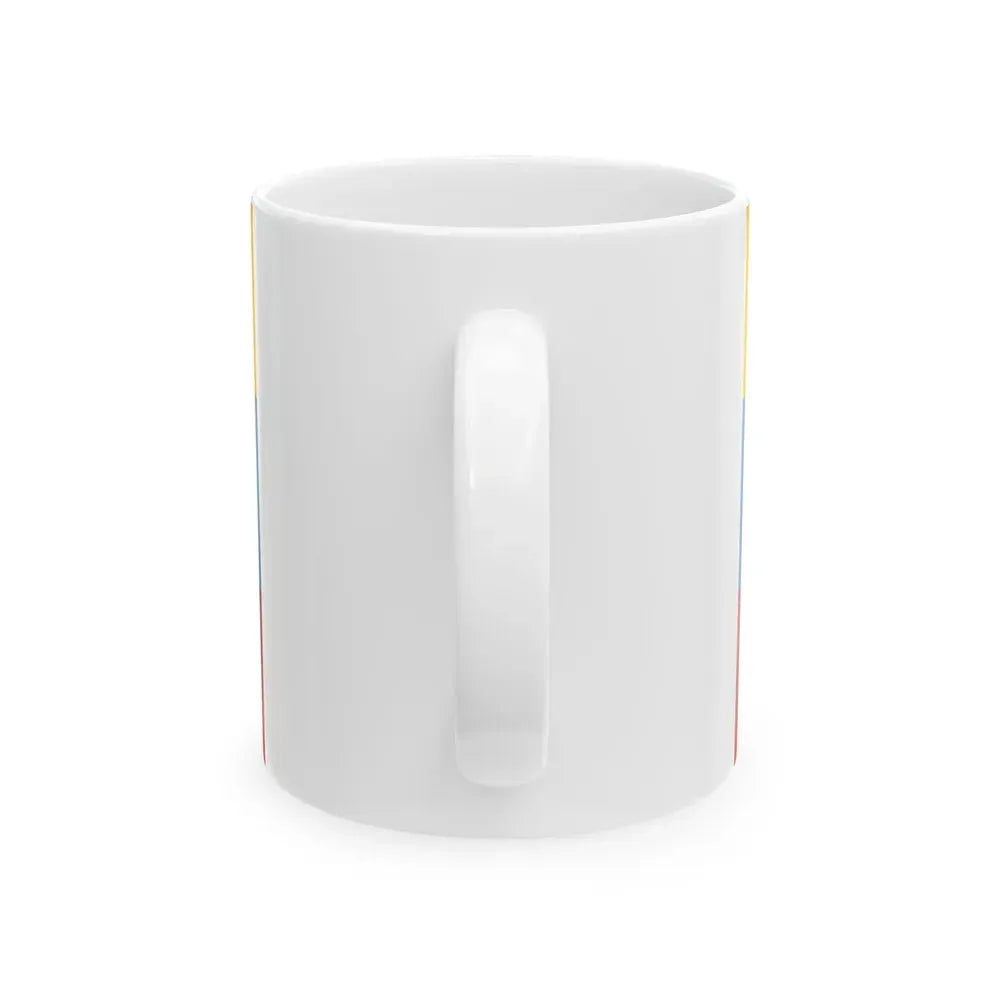 Flag of Colombia 1821-1831 (Colombia) White Coffee Mug - Go Mug Yourself