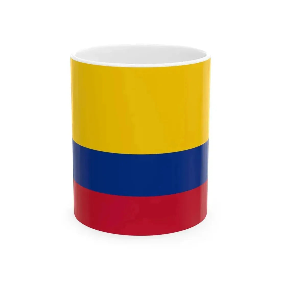 Flag of Colombia (Colombia) White Coffee Mug 11oz - Go Mug Yourself