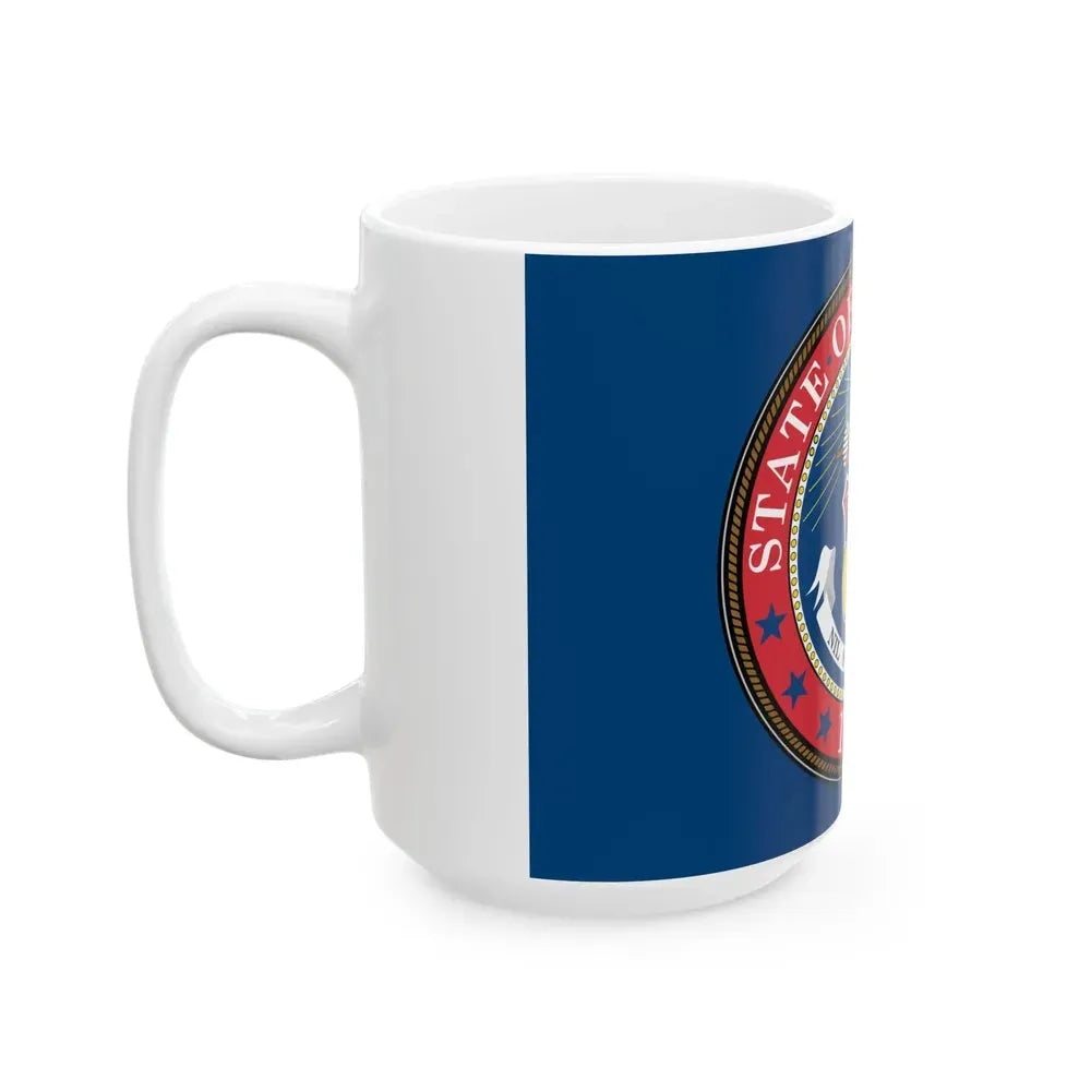 Flag of Colorado 1876-1907 (United States) White Coffee Mug - Go Mug Yourself