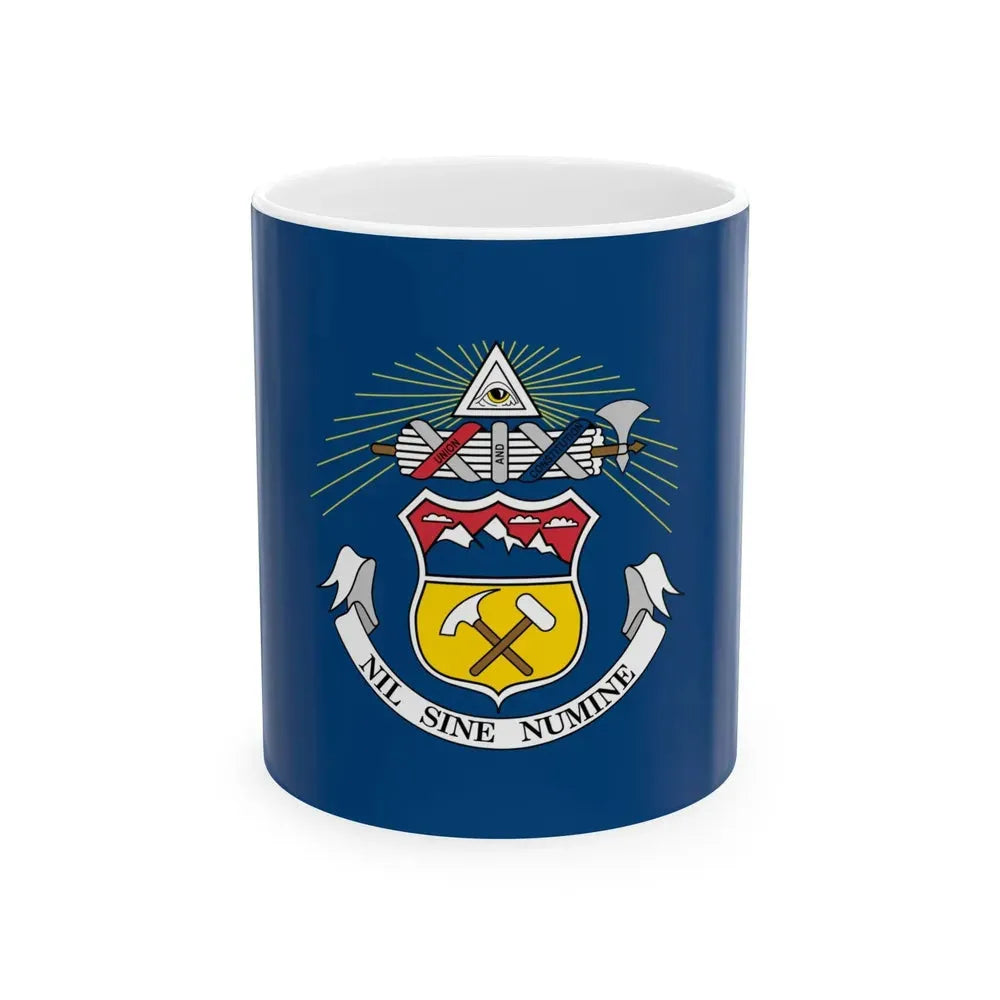 Flag of Colorado 1907-1911 (United States) White Coffee Mug 11oz - Go Mug Yourself