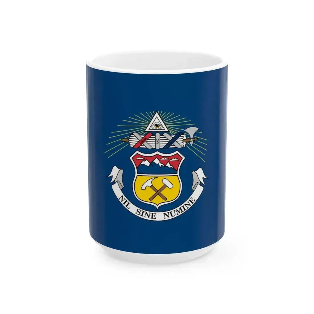 Flag of Colorado 1907-1911 (United States) White Coffee Mug 15oz - Go Mug Yourself
