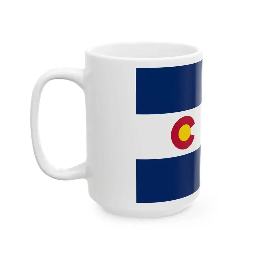Flag of Colorado 1911-1964 (United States) White Coffee Mug - Go Mug Yourself