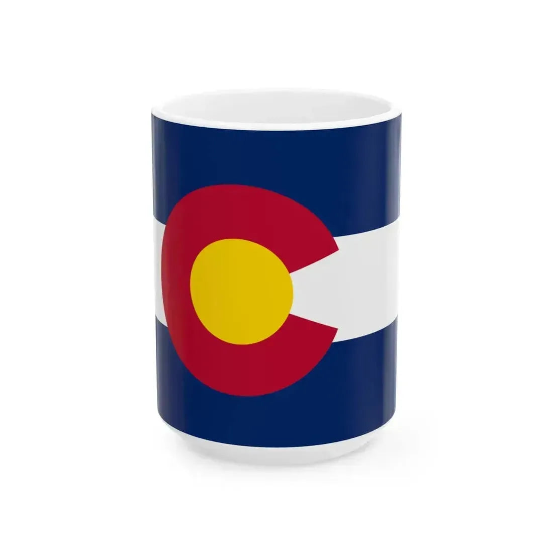 Flag of Colorado 3-2 (United States) White Coffee Mug 15oz - Go Mug Yourself