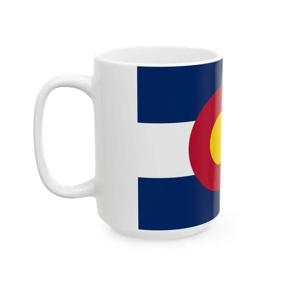 Flag of Colorado 3-2 (United States) White Coffee Mug - Go Mug Yourself