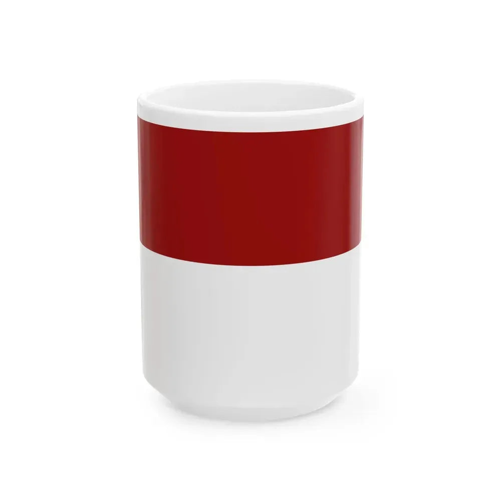Flag of Colquiri Bolivia (Bolivia) White Coffee Mug 15oz - Go Mug Yourself