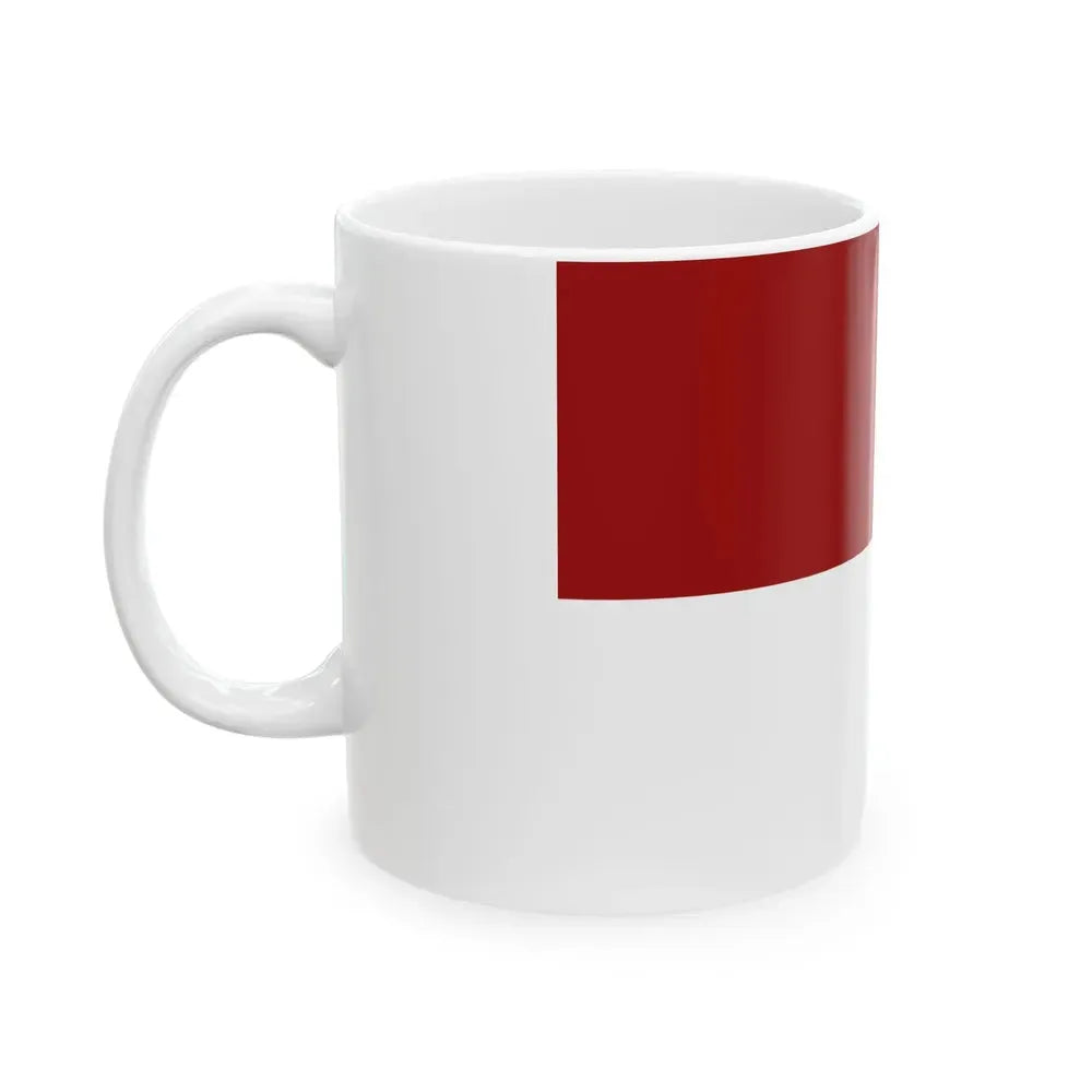 Flag of Colquiri Bolivia (Bolivia) White Coffee Mug - Go Mug Yourself